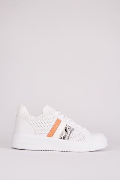Image of Perforated Platform Sneakers