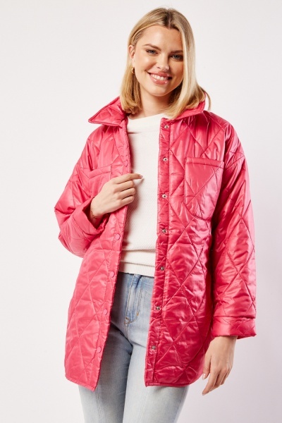 Image of Diamond Quilted Jacket