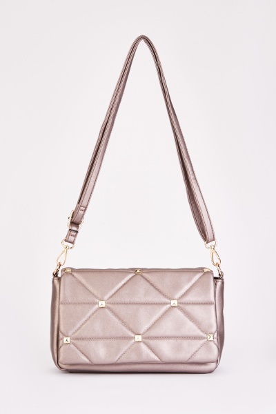 Image of Studded Trim Handbag