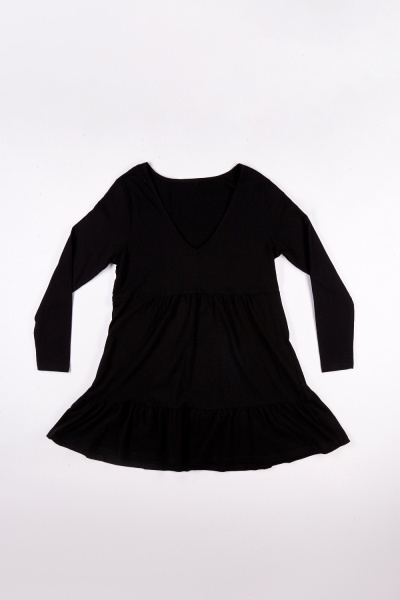 Smock Black Tunic Dress