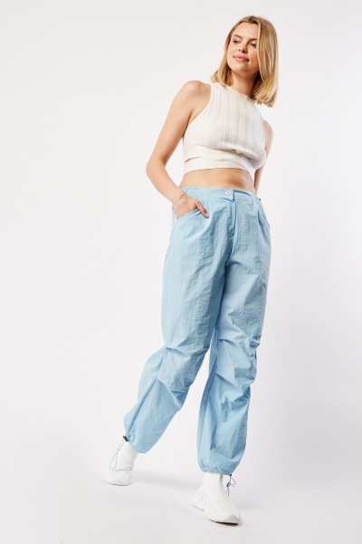 Image of Toggle Ankle Parachute Trousers