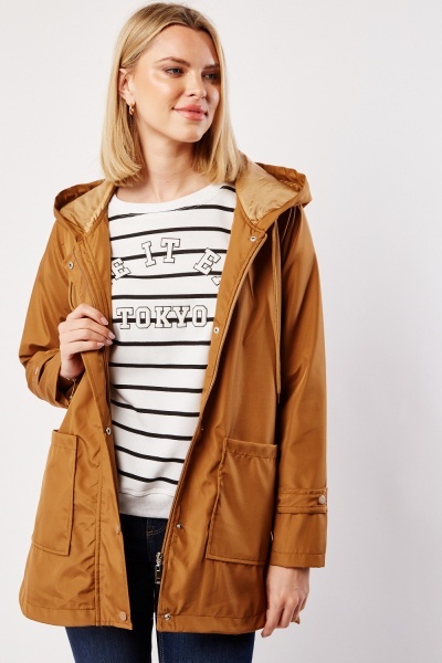 Image of Casual Hooded Parka Jacket