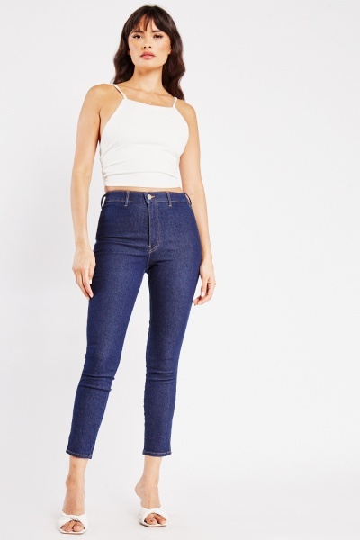 Image of Dark Denim Skinny Jeans