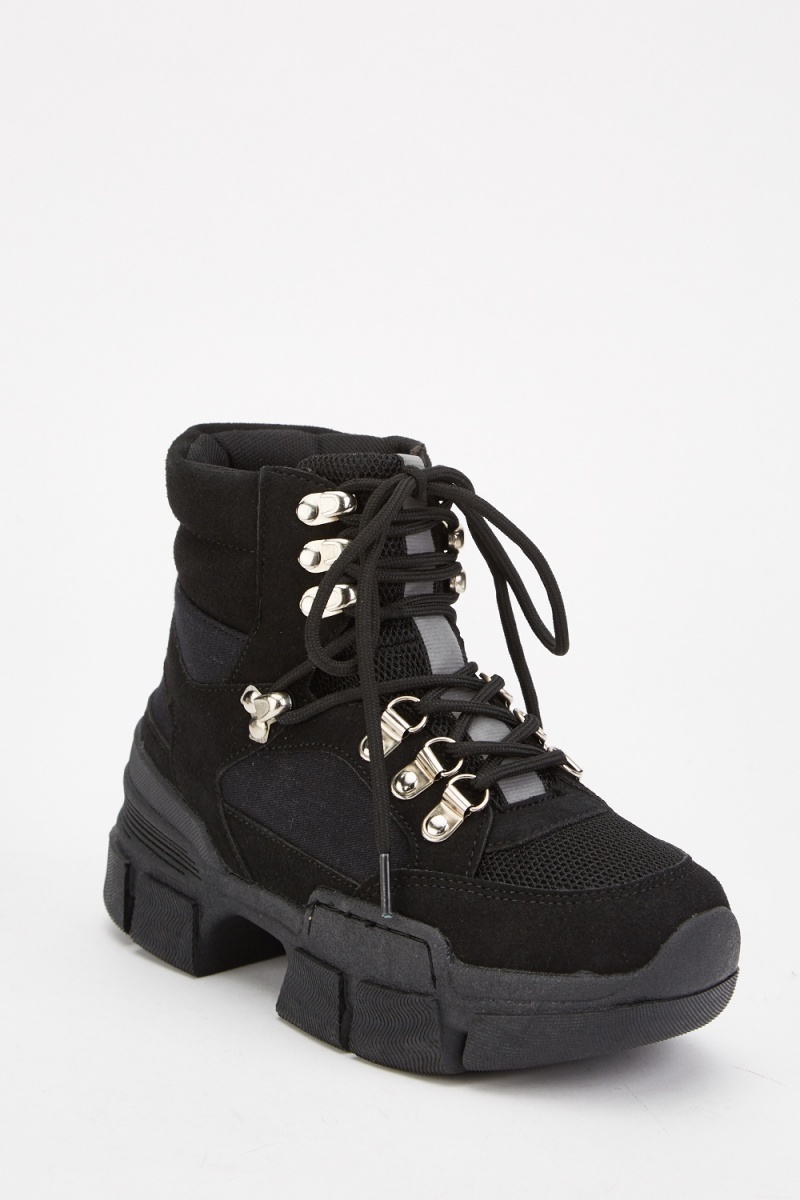 Chunky High Top Hiking Boots - Just $6