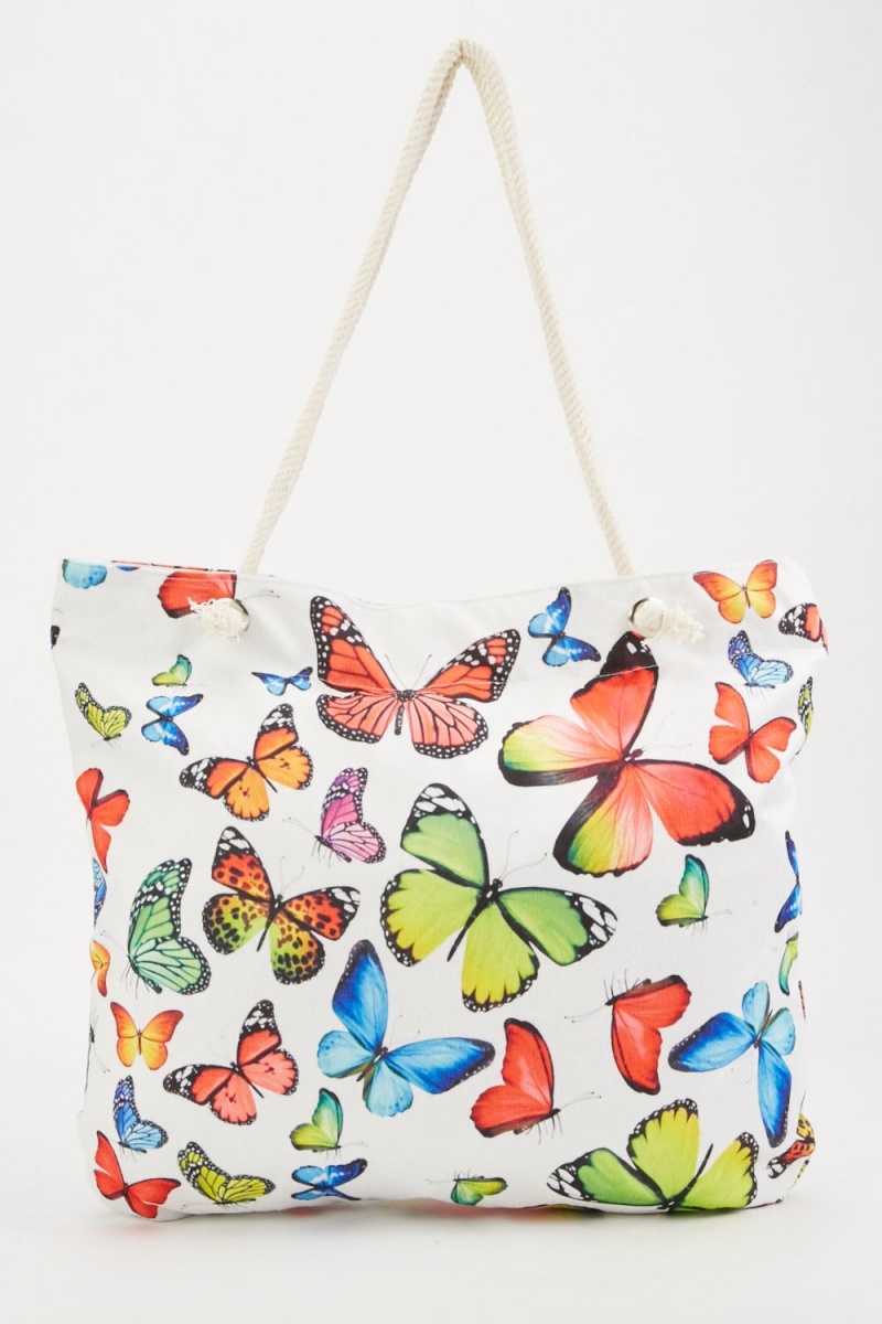 butterfly beach bag