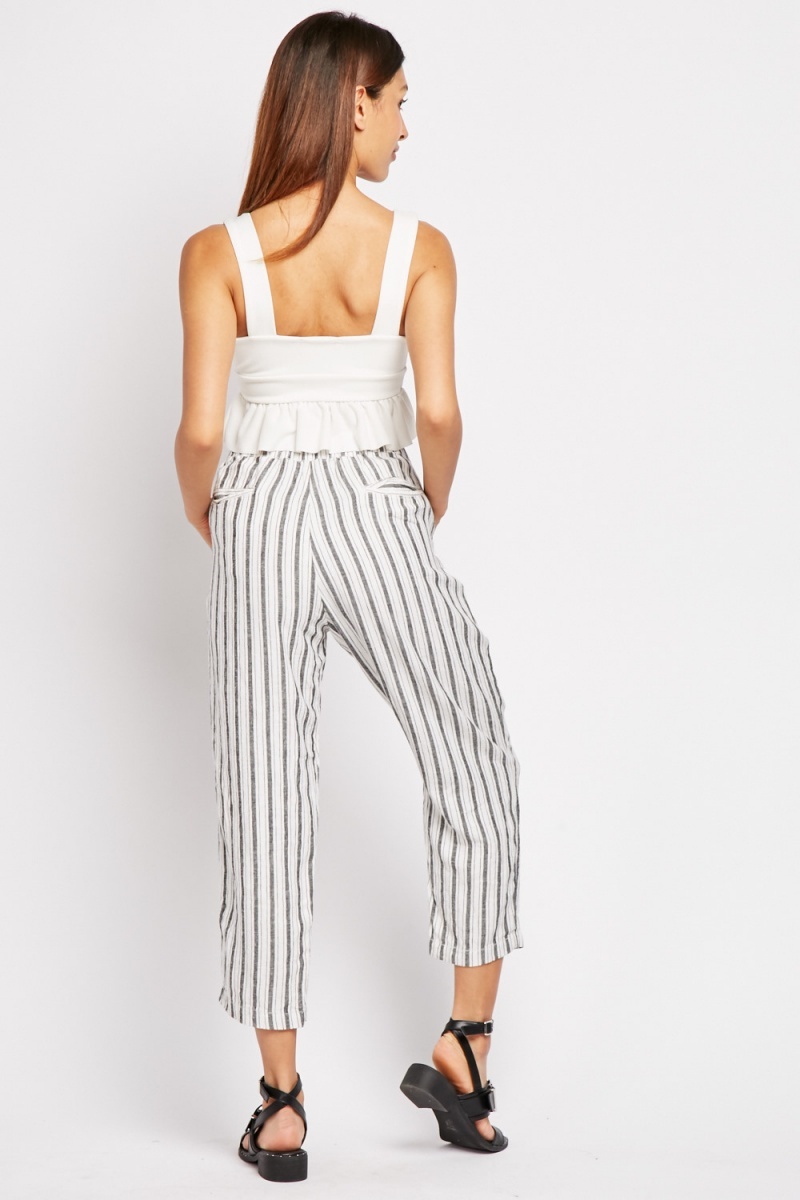 lightweight cropped trousers