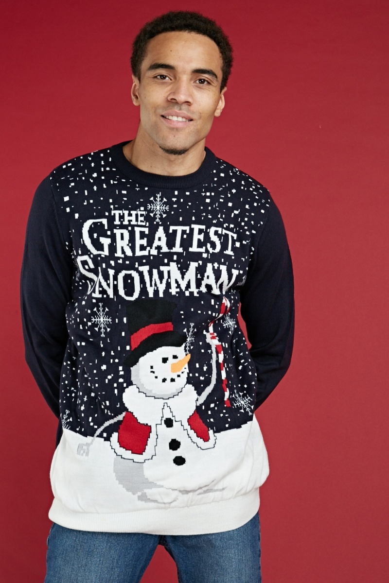 greatest snowman jumper