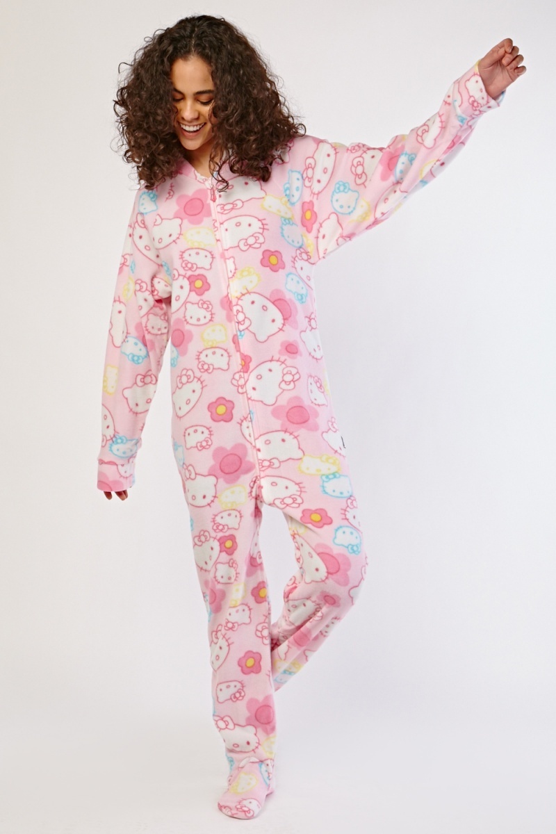 cat print onesie