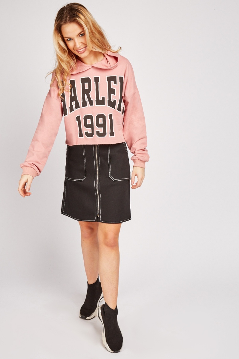 harlem 1991 crop sweatshirt