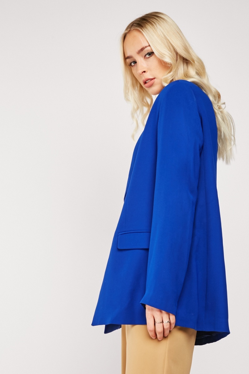 royal blue boyfriend blazer