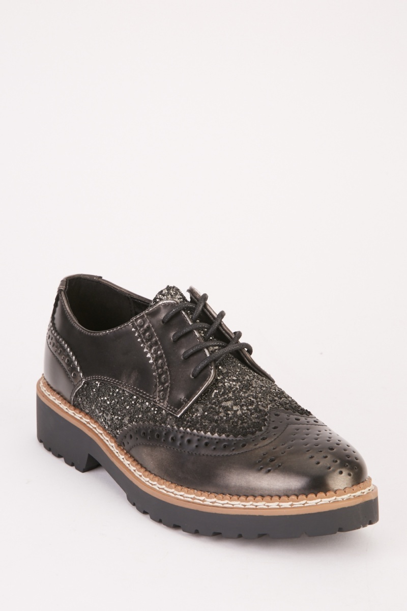 Encrusted Brogue Shoes