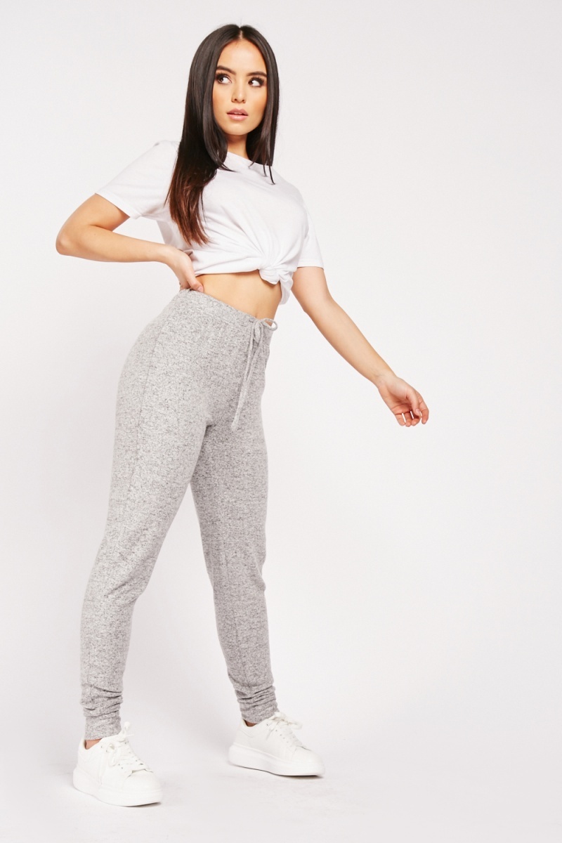 knit jogging bottoms