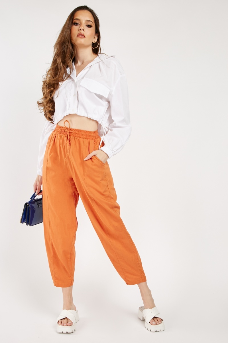 Buy Van Heusen Orange Trousers Online  654410  Van Heusen