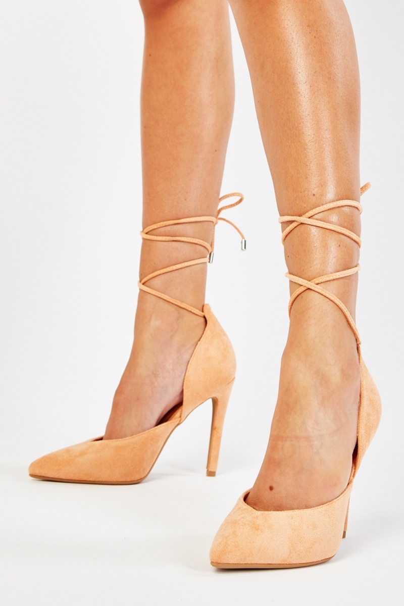 Phoenix - Pointed Toe Lace Up Heels – ONLINE CUTE SHOES