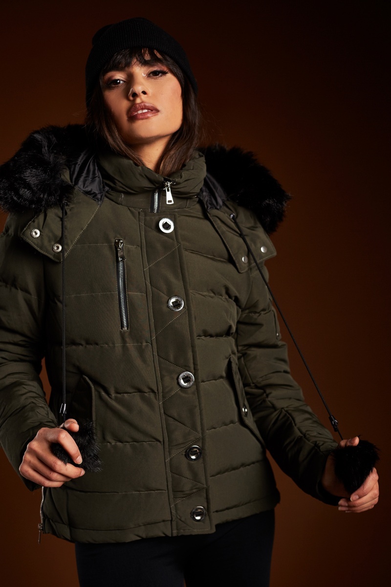 guess mason hooded puffer jacket