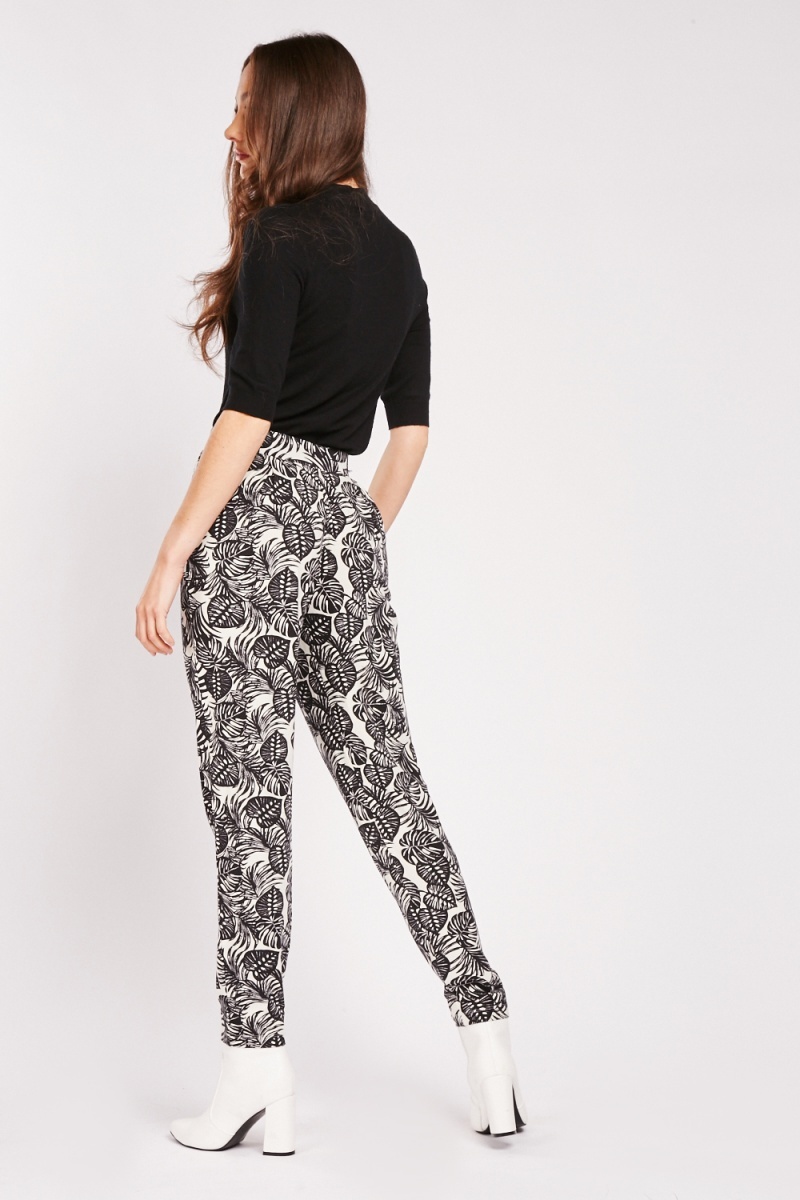 New Look Geometric Wide Leg Trousers - Print | littlewoods.com