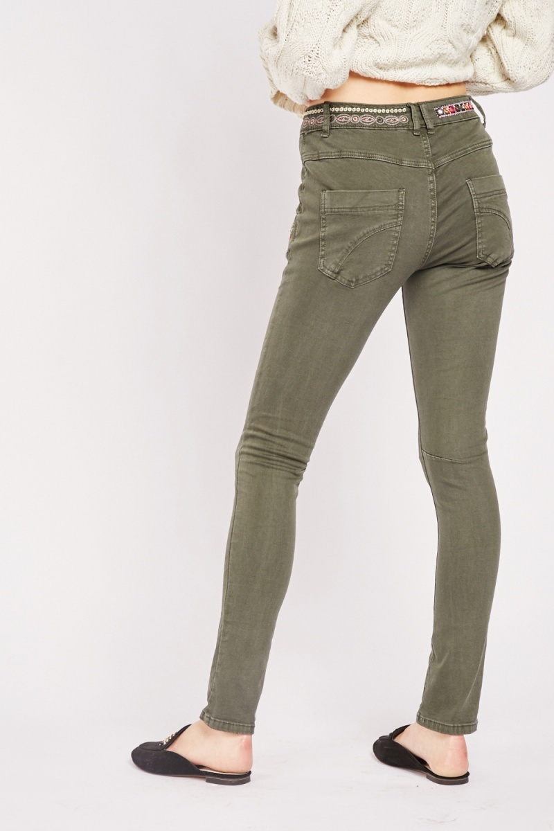 Buy Olive Green Jeans & Jeggings for Women by SPYKAR Online | Ajio.com