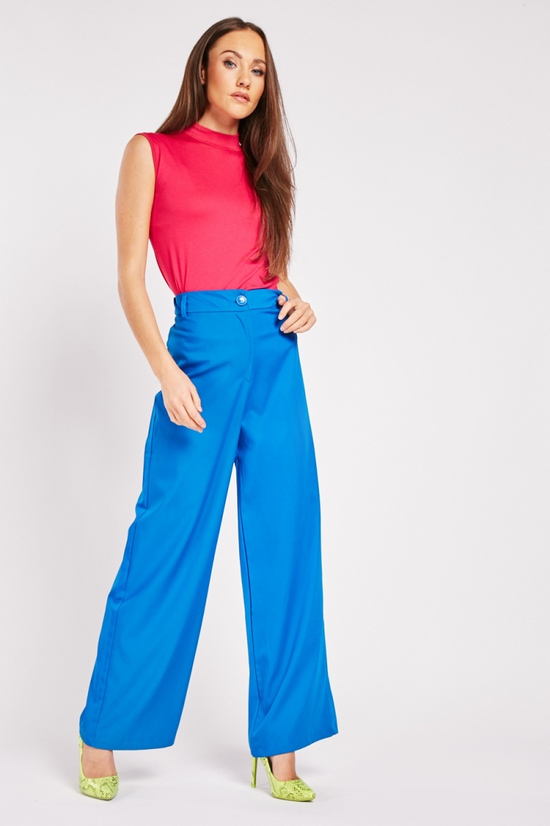 Cassie Wide Leg Pant - Light Blue | Fashion Nova, Career/Office | Fashion  Nova