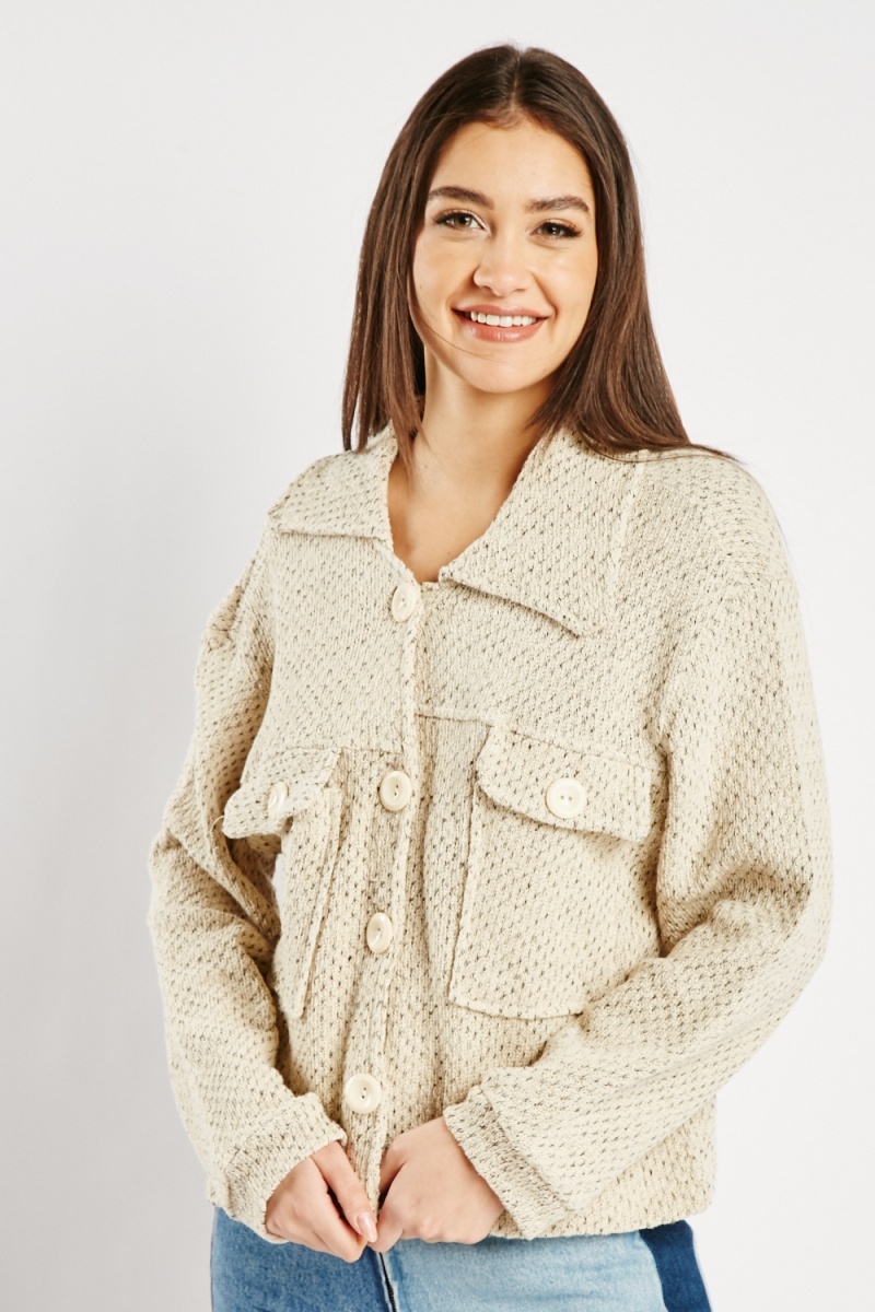 Speckled cardigan deals