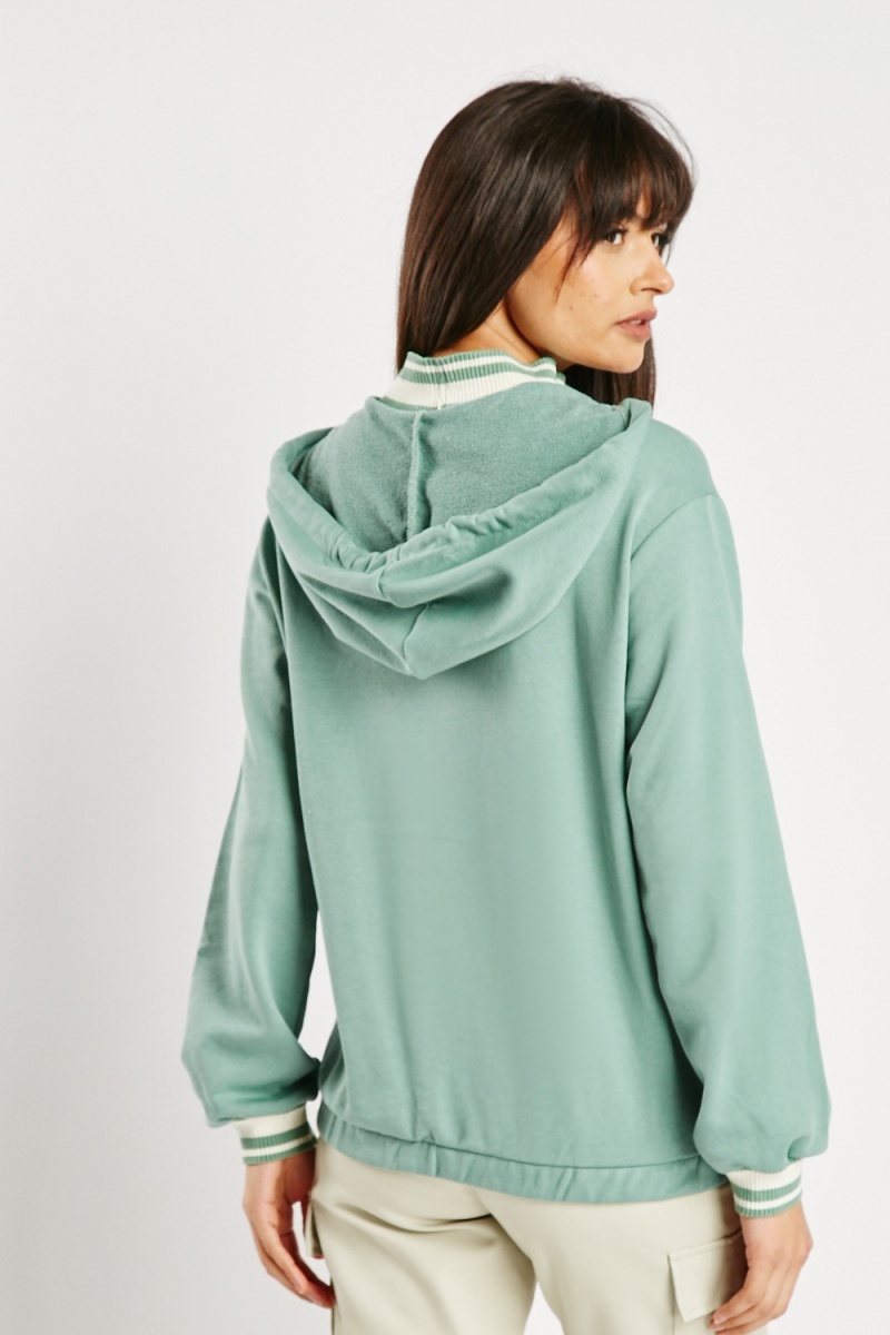 TARIENDY  Outlet Clearance Today Women Hooded Half Zip