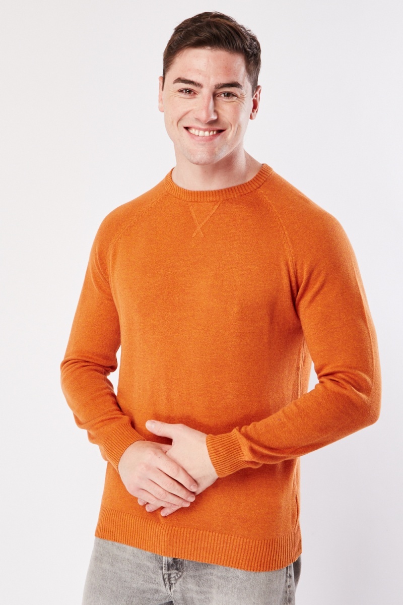 Mens thin hot sale knit jumper