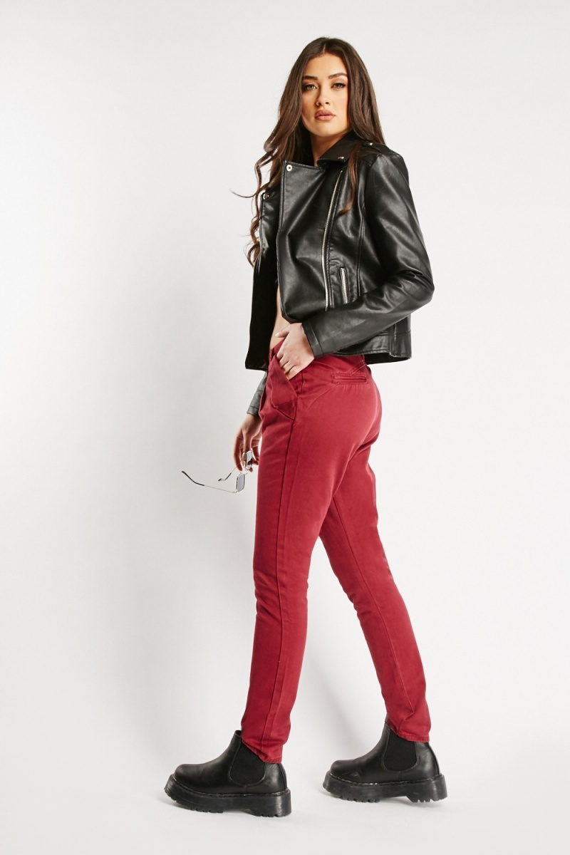 Buy Online Black Women Mid Rise Trousers at best price  Plussin