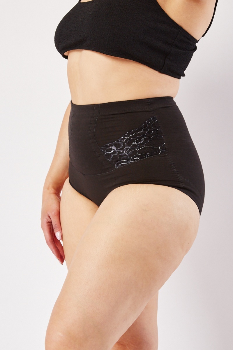 Catman Underwear Women's High Waist Tummy Control Pure