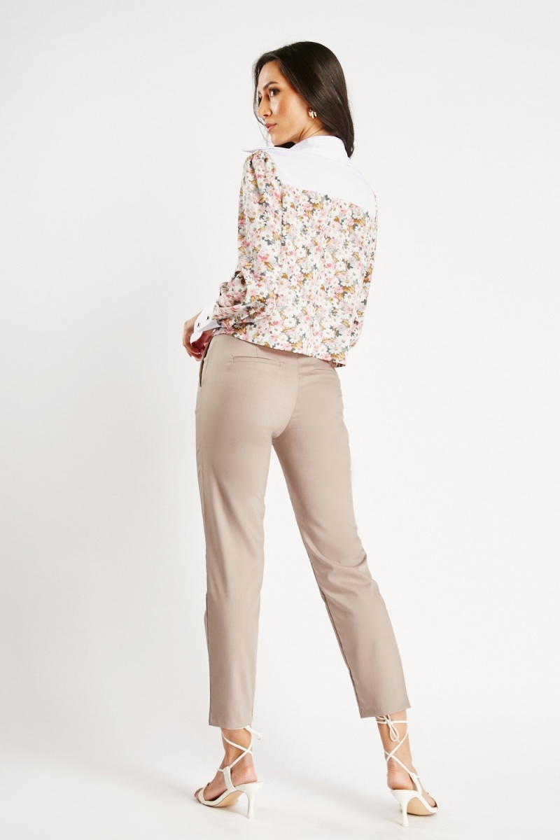 Smart minimalist trousers - Women's fashion | Stradivarius United States