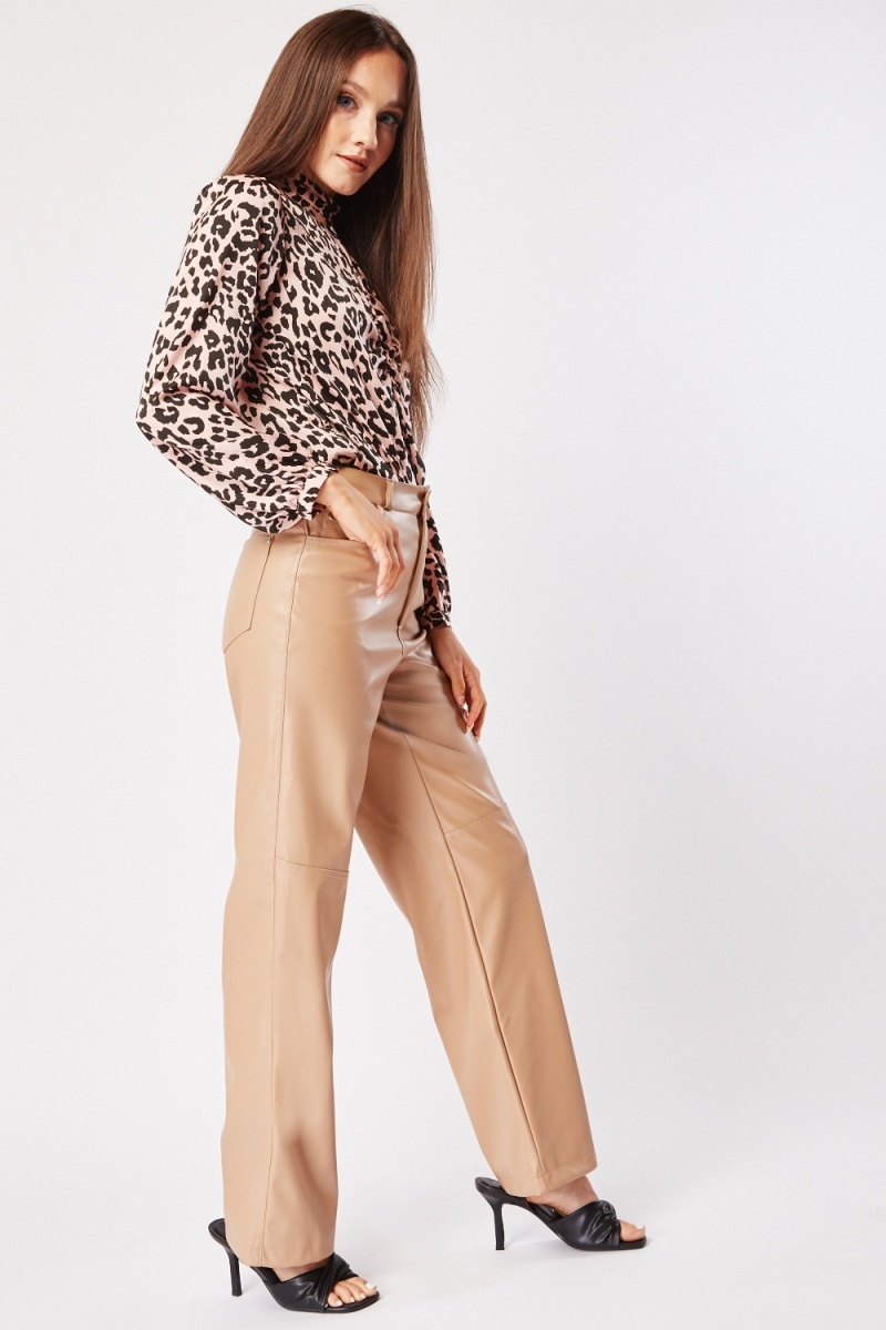 Womens Faux Leather Trousers  Pants  Verycouk