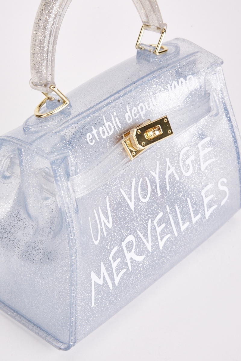 Mini on sale clear bag