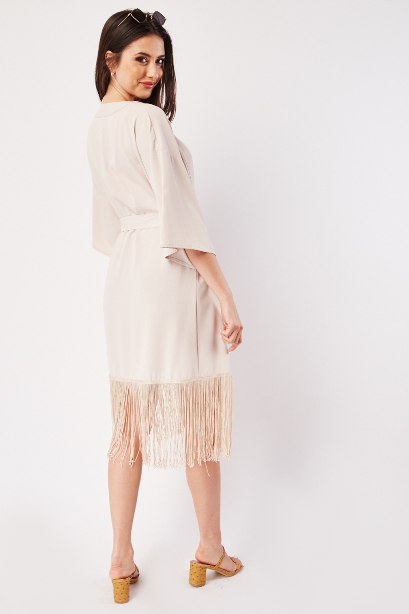 Fringe kimono deals missguided