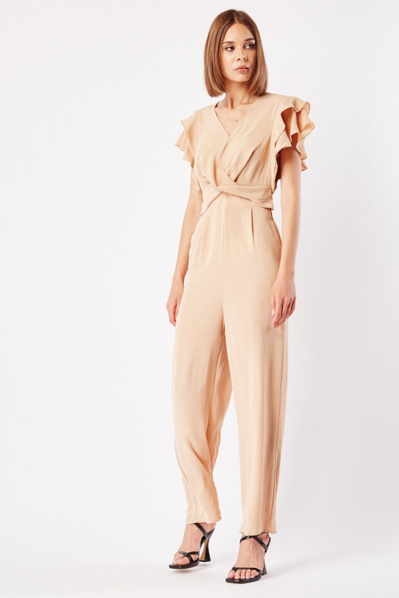 Short clearance leg jumpsuit