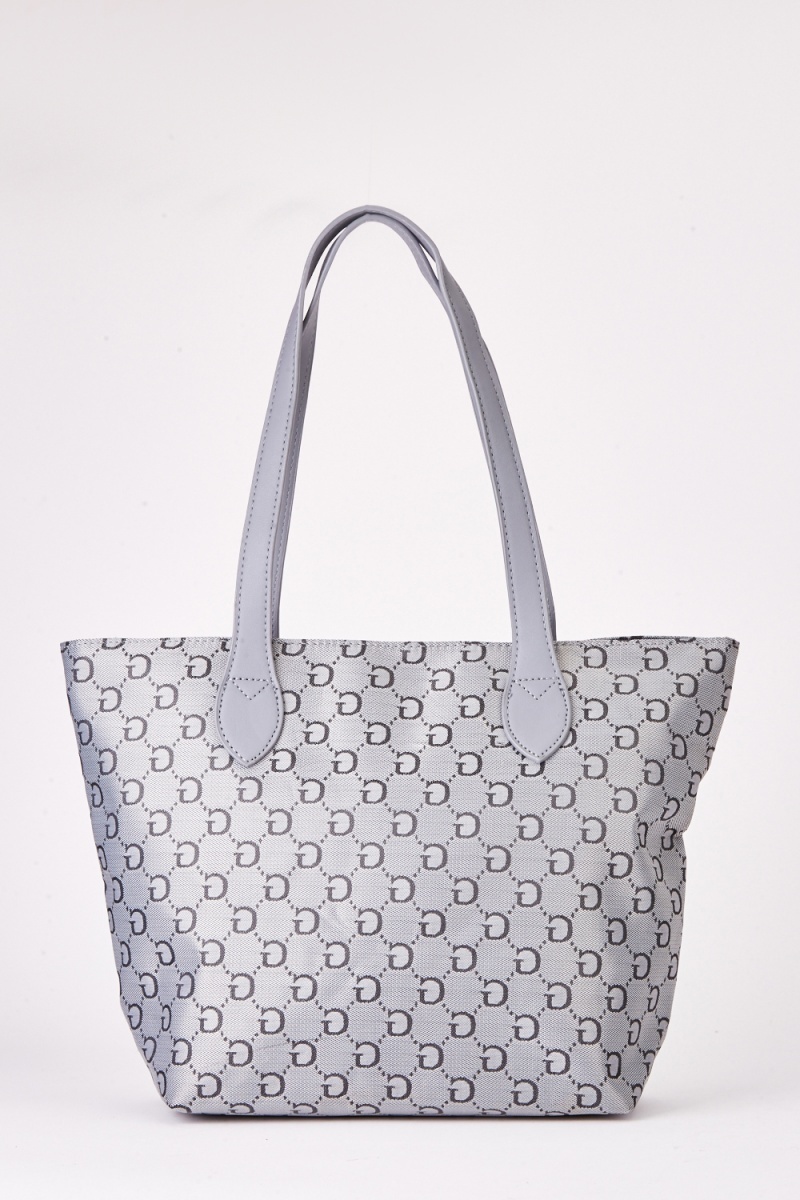 Monogram Handle Tote