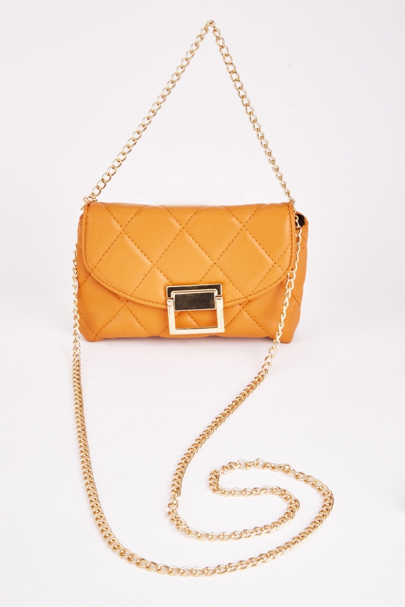 Cheyanne Quilted Bag With Chain Strap – Didi Royale