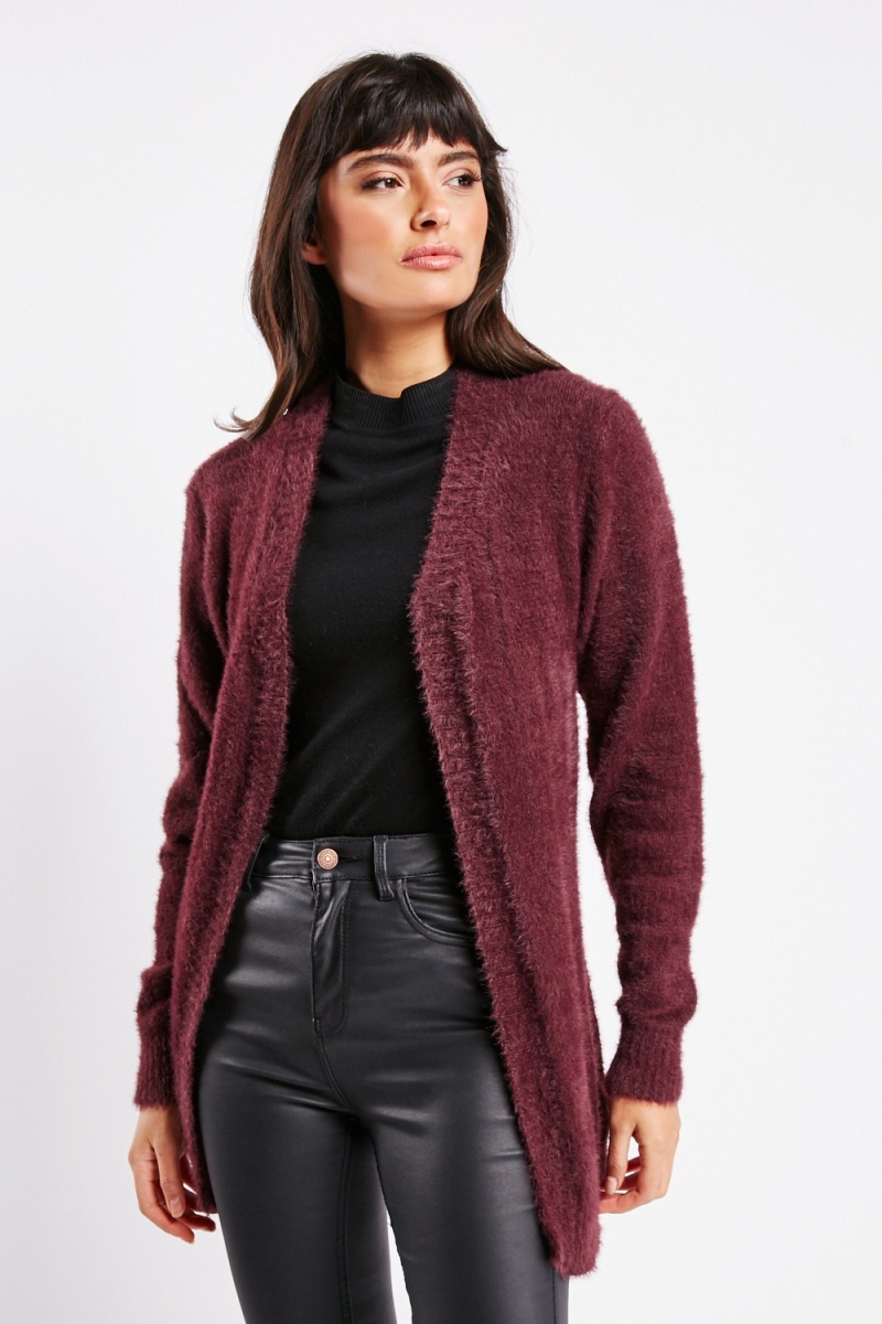 FITZ + EDDI Eyelash Knit Cardigan Sweater - Women's Sweaters in