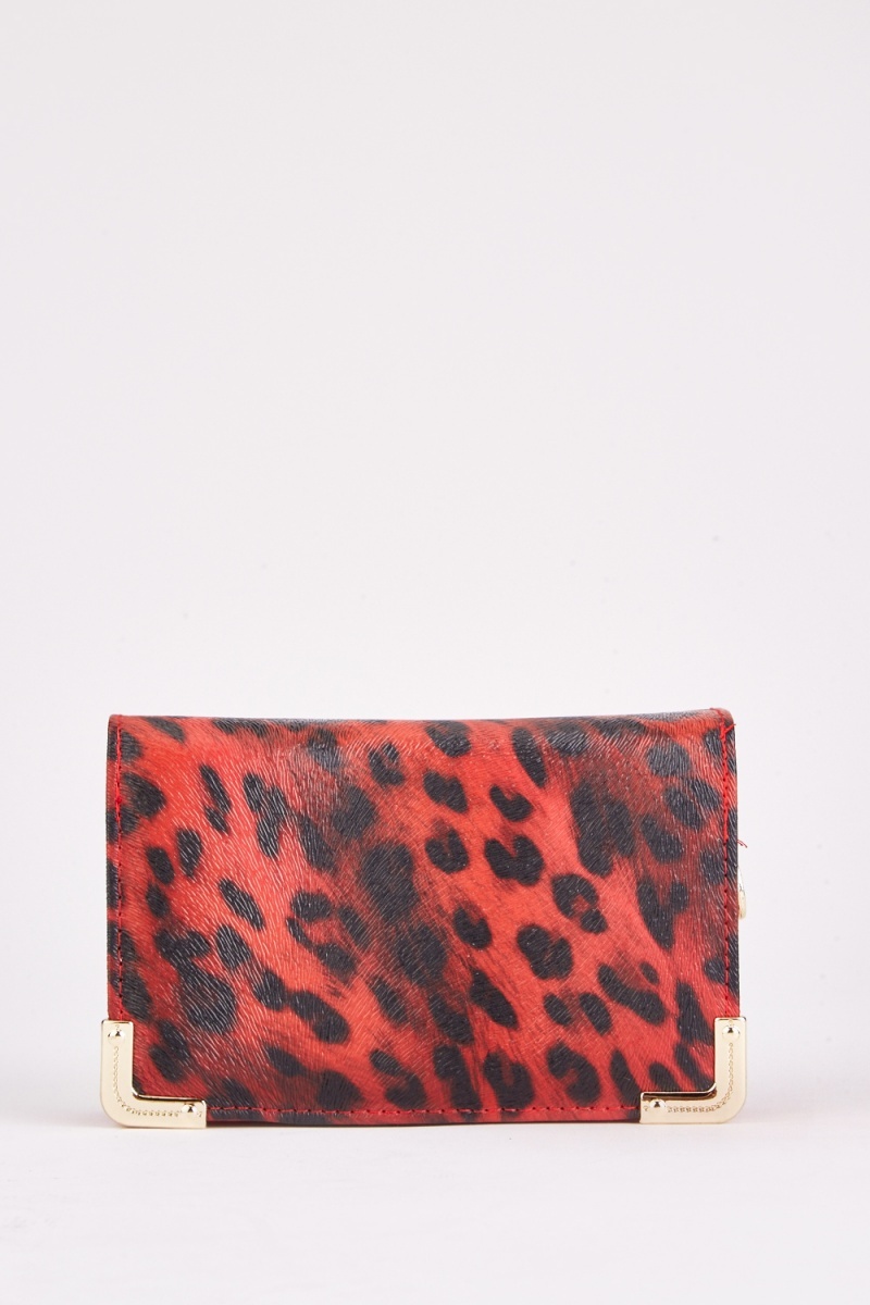Belt Bag | Tan Metallic Cheetah Print Leather 