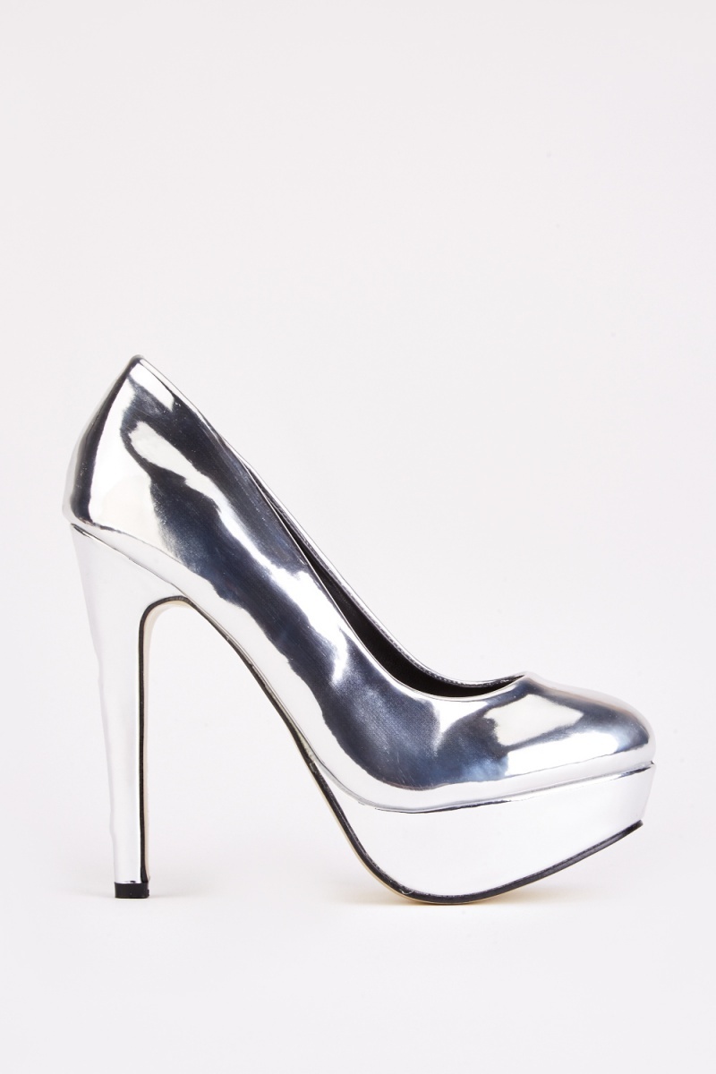 Sam Edelman Kori Platform Heel Soft Silver | Platform heels, Silver  platform heels, Womens heels