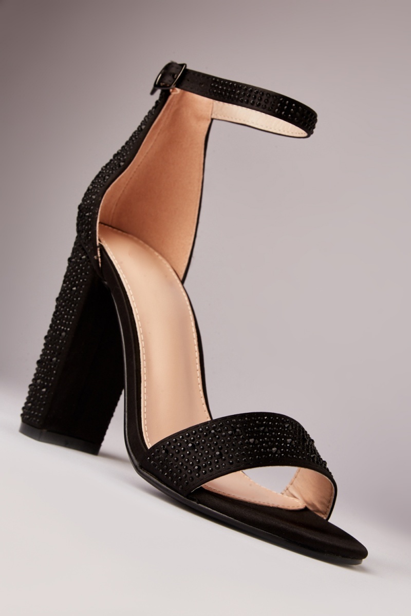Buy STICY Women Block Heels Sandal (Black) Online at Best Prices in India -  JioMart.