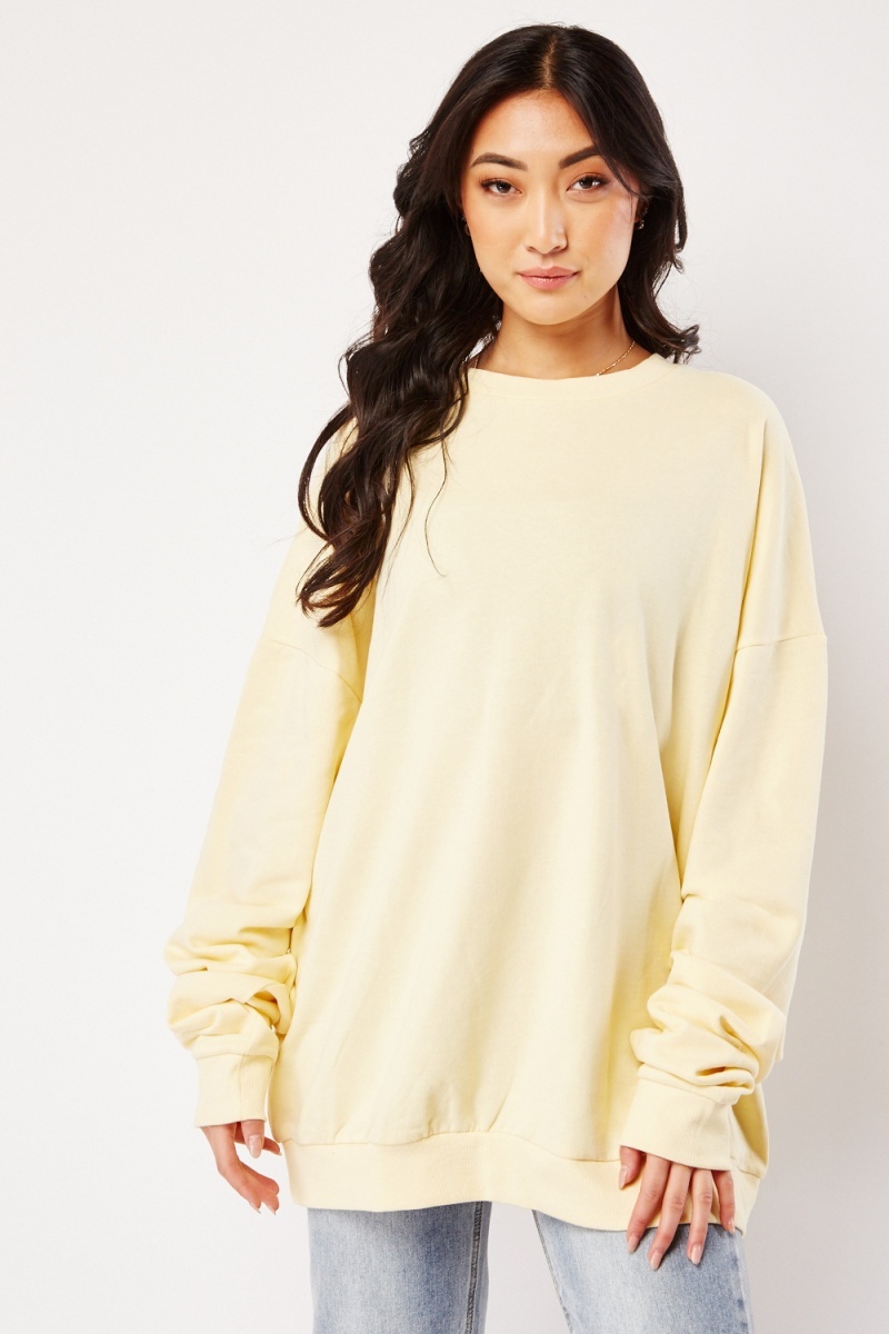 Oversized drop shoulder on sale sweater