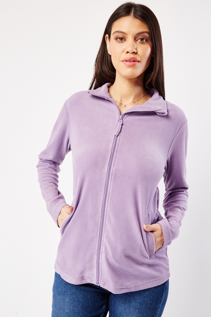 Lilac hotsell fleece jacket