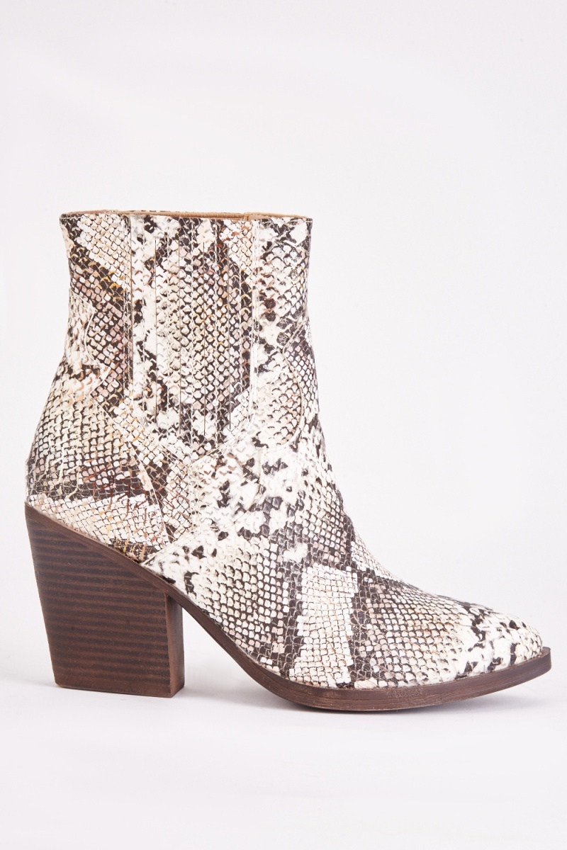 Snakeskin ankle sale cowboy boots