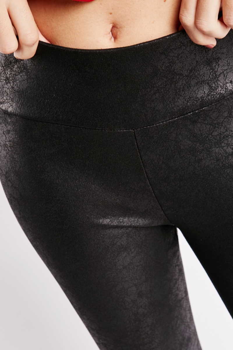 Buy Black Just Making Moves Textured Leggings - Boldgal.com