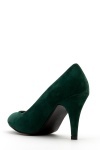 dark green court shoes