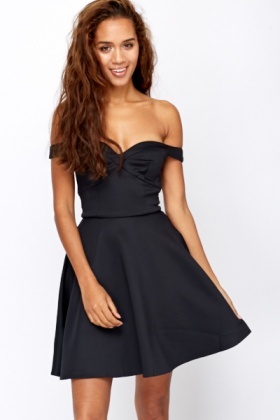 bardot skater dress