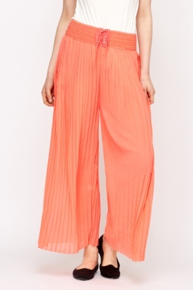 pleated palazzo trousers zara