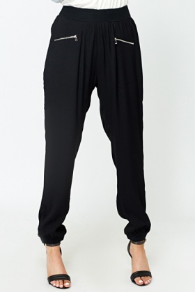 womens joggers with zip pockets