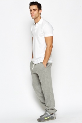 cotton lined tracksuit bottoms