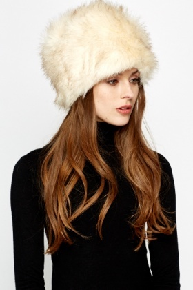 Faux Fur Pillbox Hat - Just $6