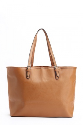 faux leather tote bag