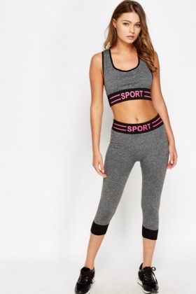 cropped sports trousers women's